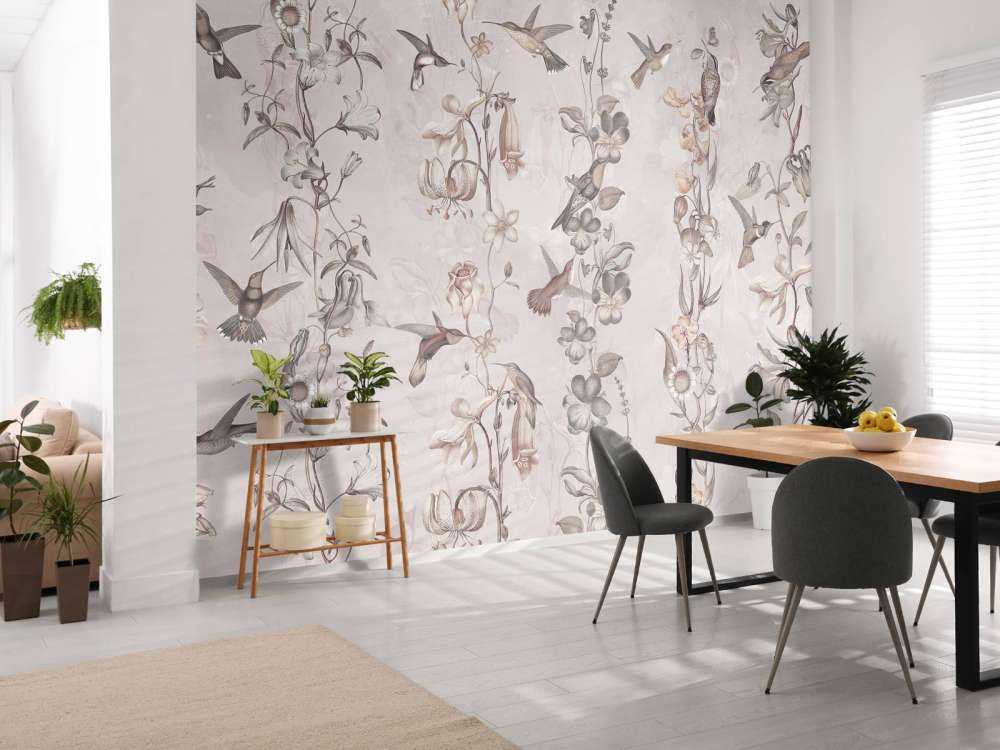 Fiori di prato e giardino giallo chiaro