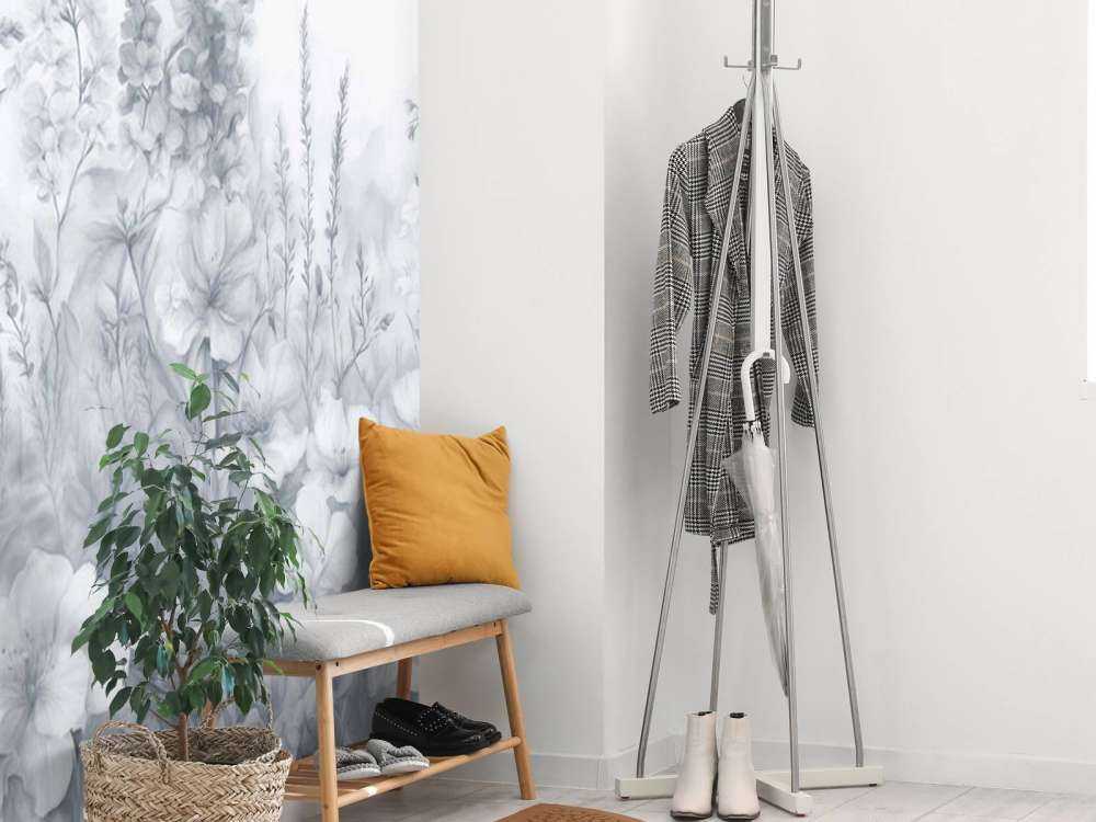 Giardino inglese tenero - blu