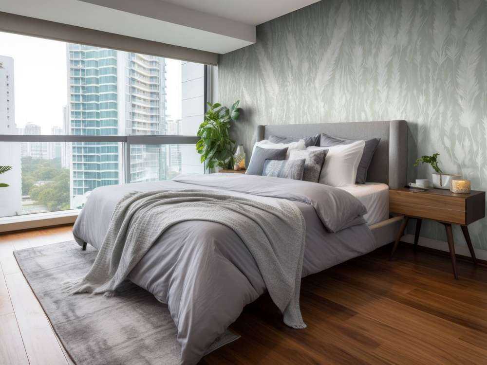 Muro di erbe di campo - verde