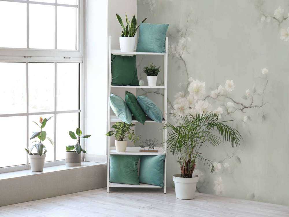 Rami Incantevoli di Fiori Verdi