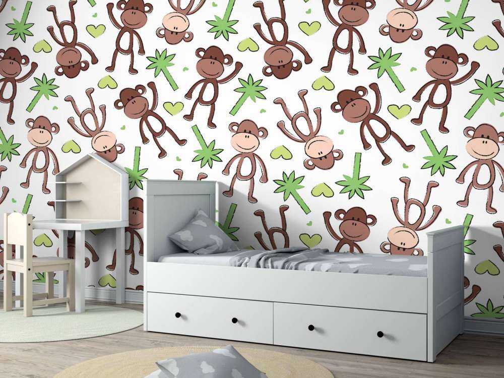 Scimmie e palme