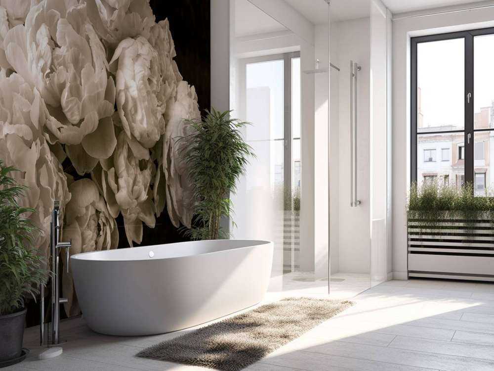 Mazzo di peonie vintage