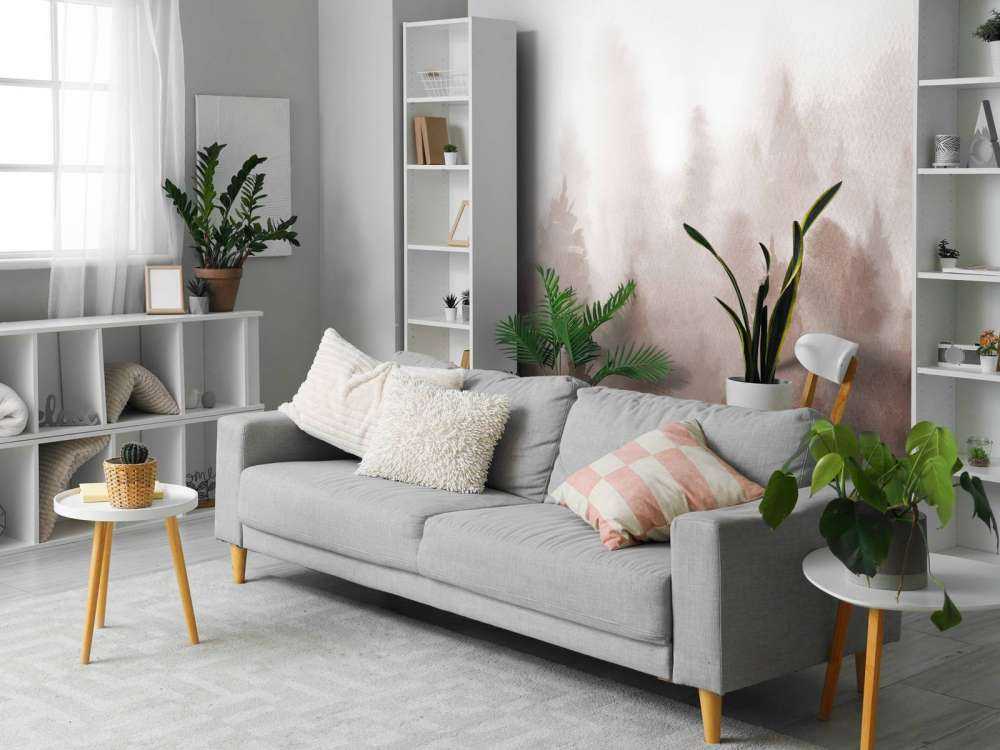 Foresta realizzata con acquerello