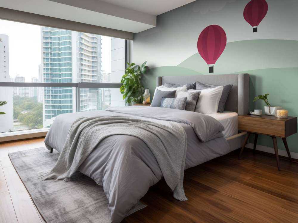 Colline con mongolfiere