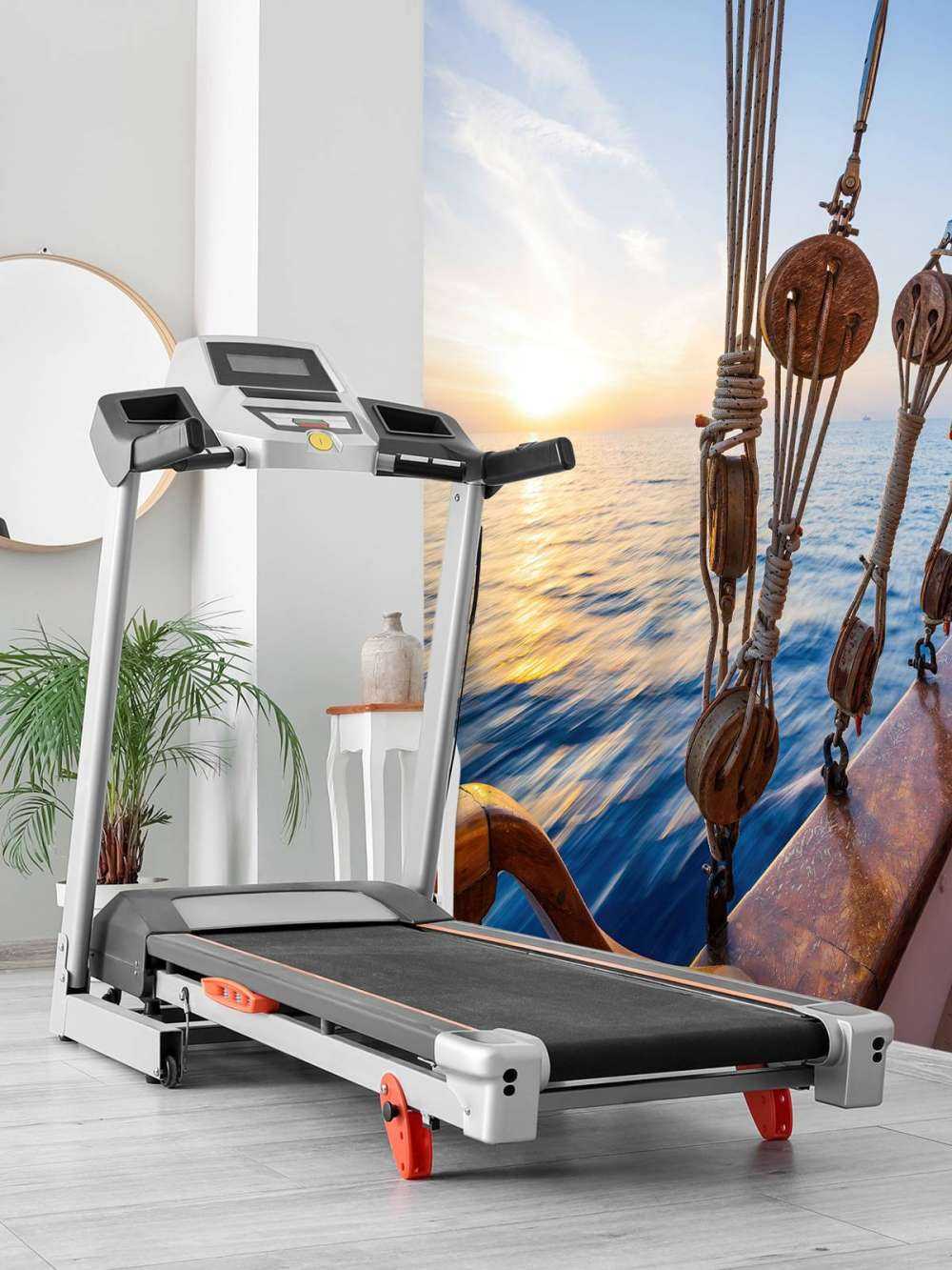 Barca a vela al tramonto