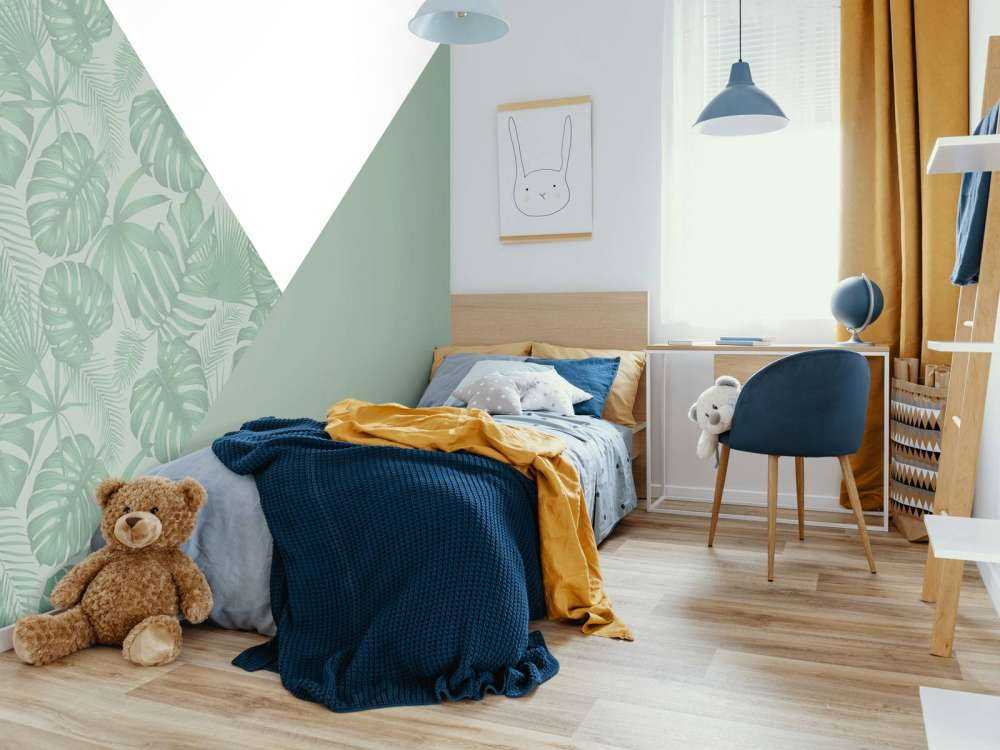 Triangoli con motivo a giungla