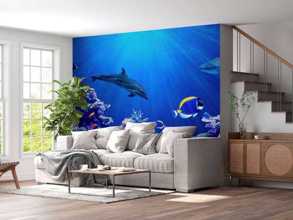 Il mondo sommerso blu