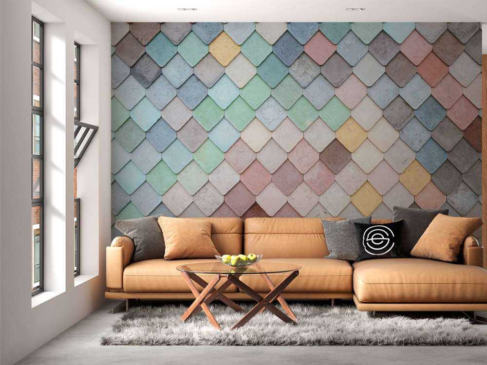 Piastrelle color pastello