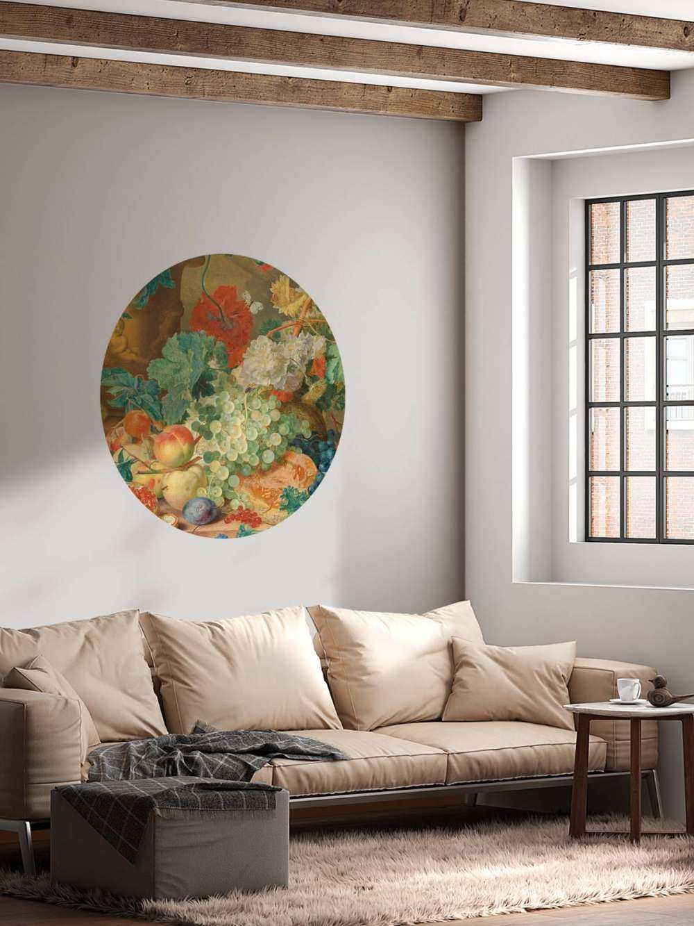 Natura morta con fiori e frutta, Jan van Huysum