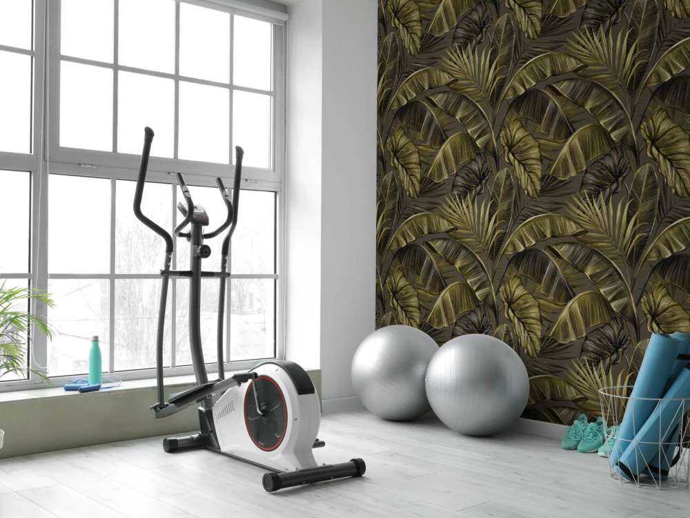 Foglie di banana scura