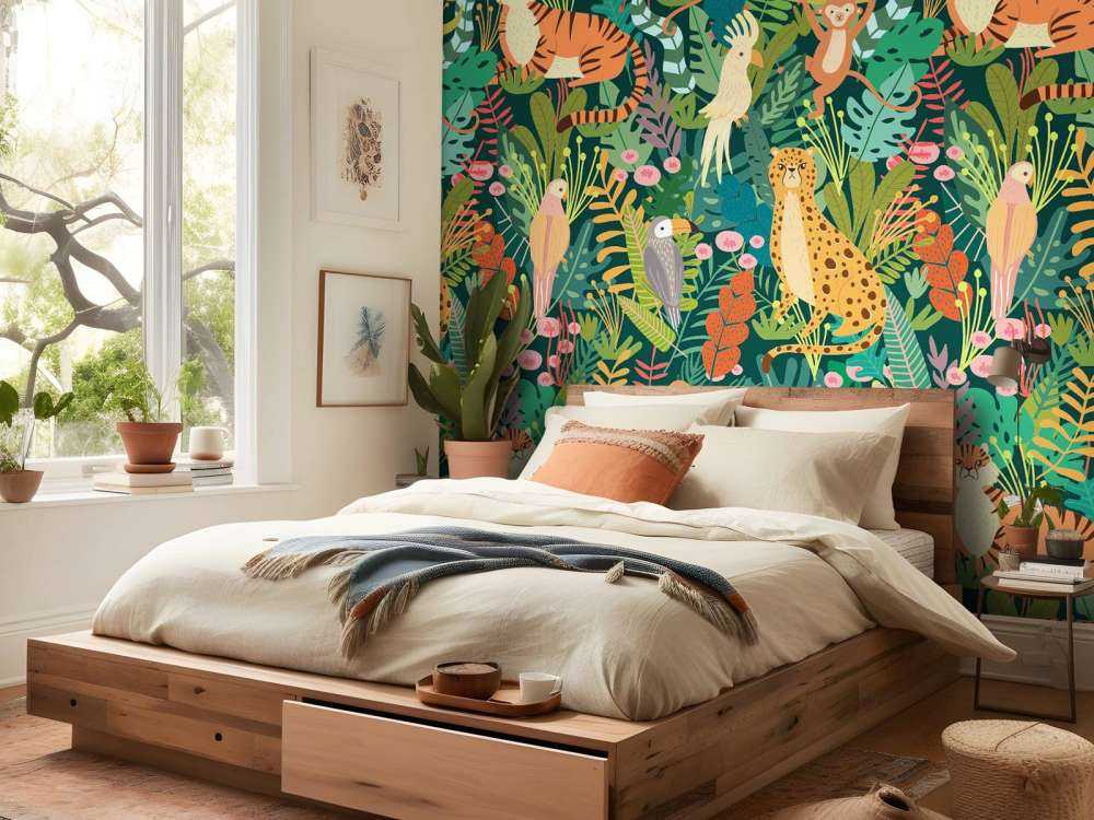 Modello di animali colorati