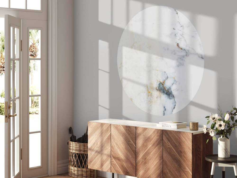 Marmo bianco con sfumature grigie