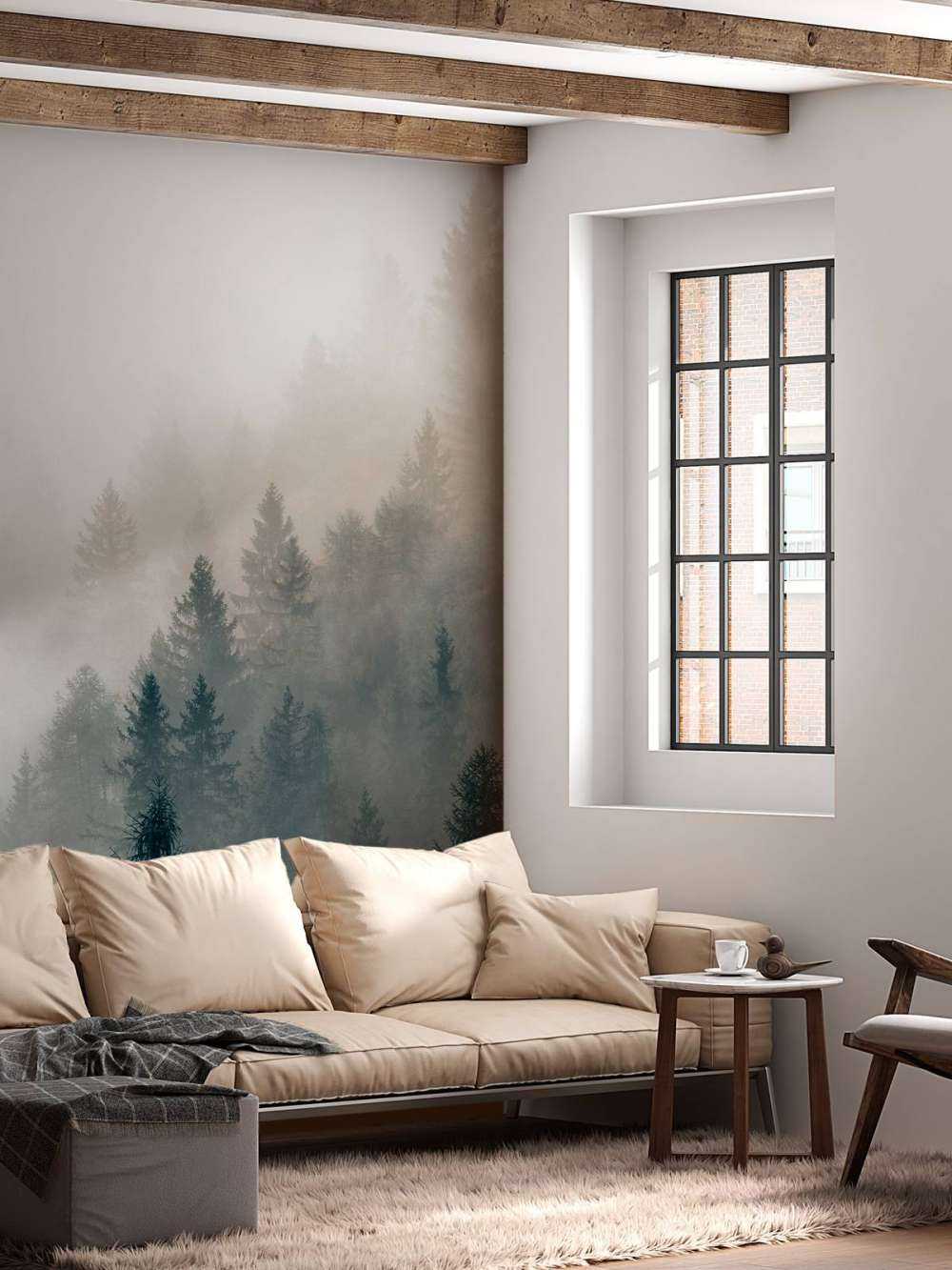 Cortina d'Ampezzo durante la nebbia