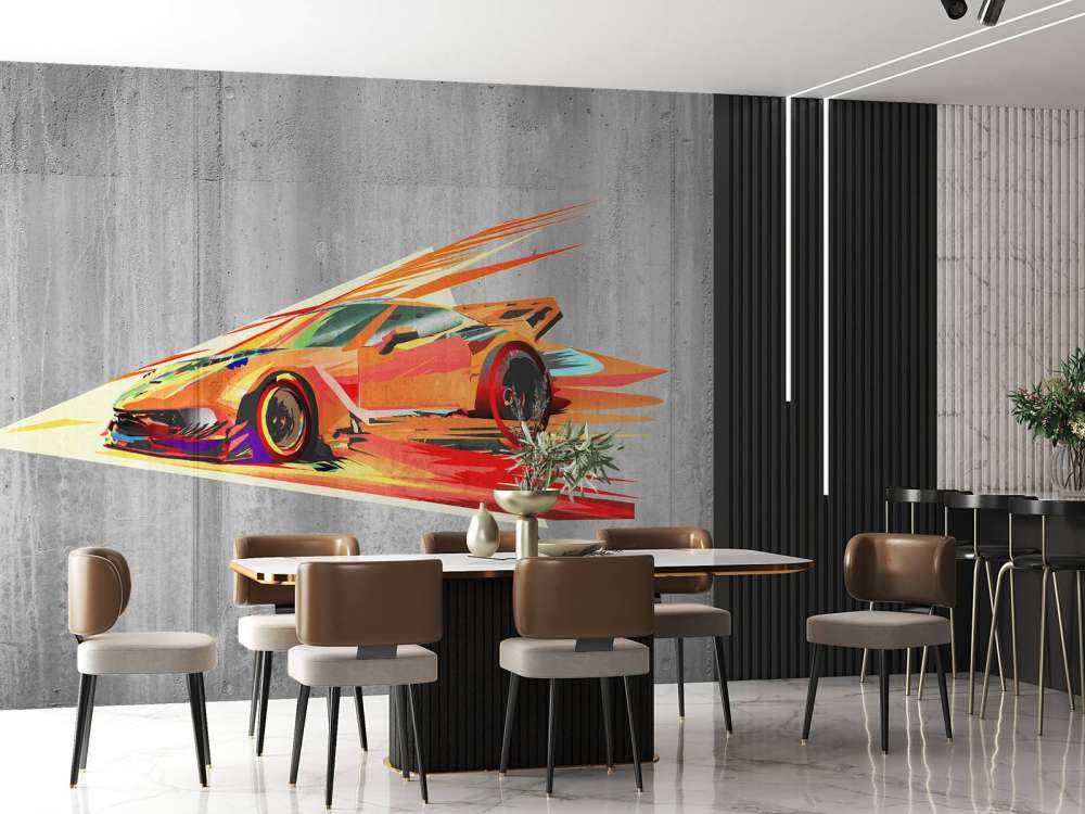 Graffiti racecar