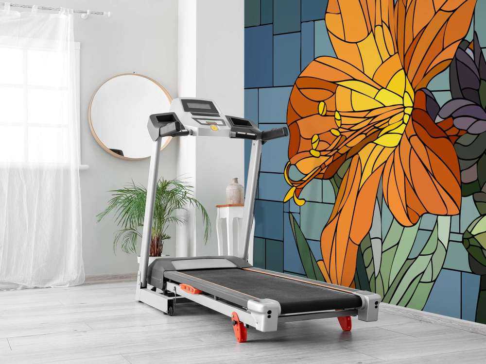 Fiore arancione colorato