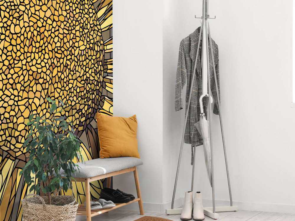 Fiore di camomilla giallo