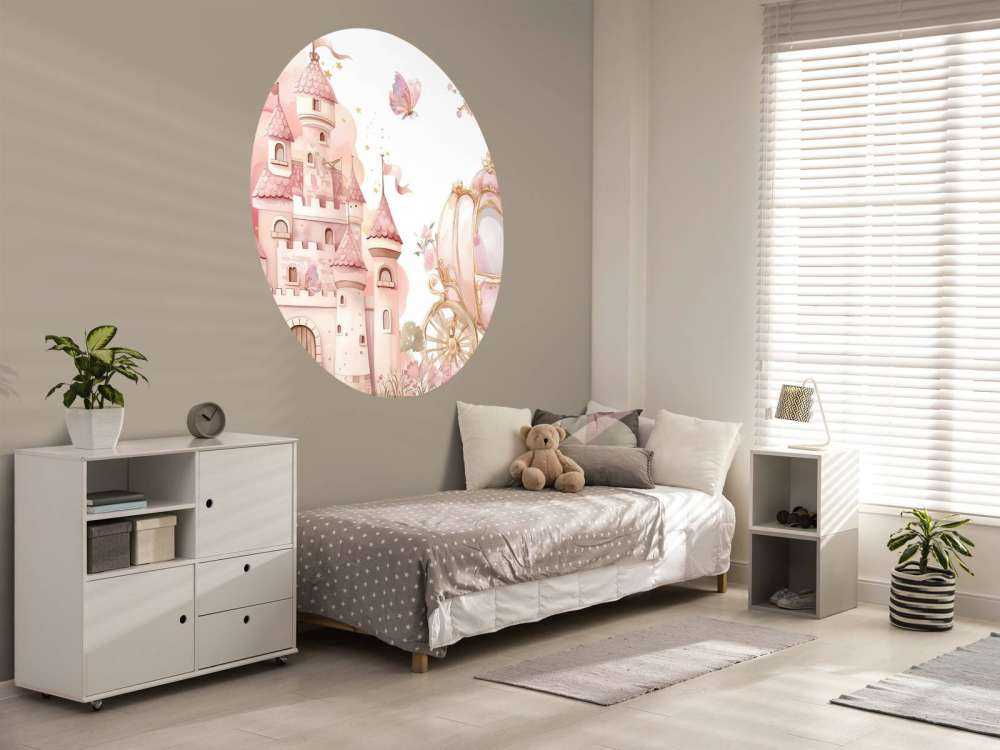 Castello delle favole e carrozza di rose