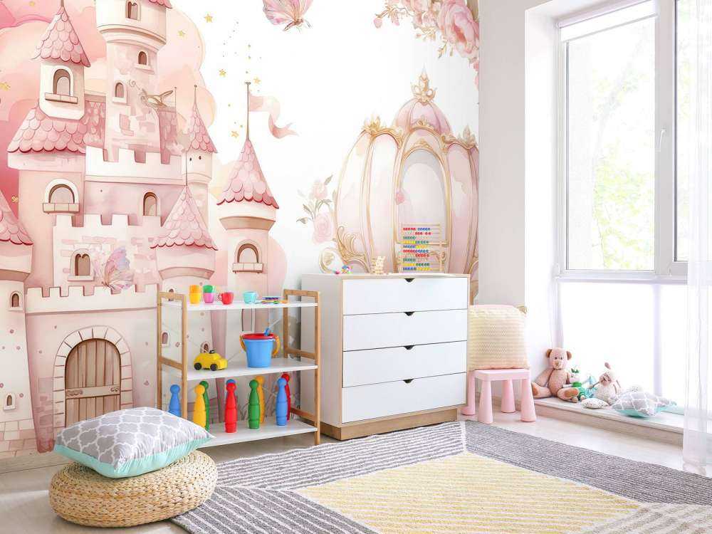 Castello delle favole e carrozza di rose