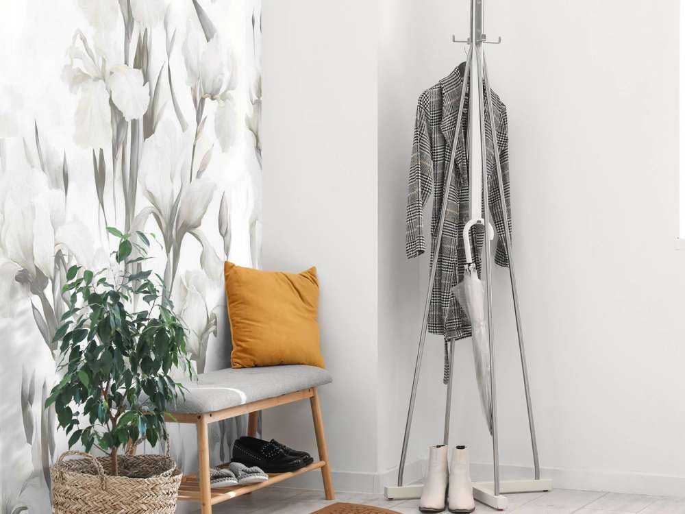 Iris danzano beige caldo senza soluzione di continuità