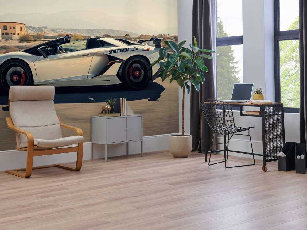 Lamborghini Aventador Roadster nel deserto