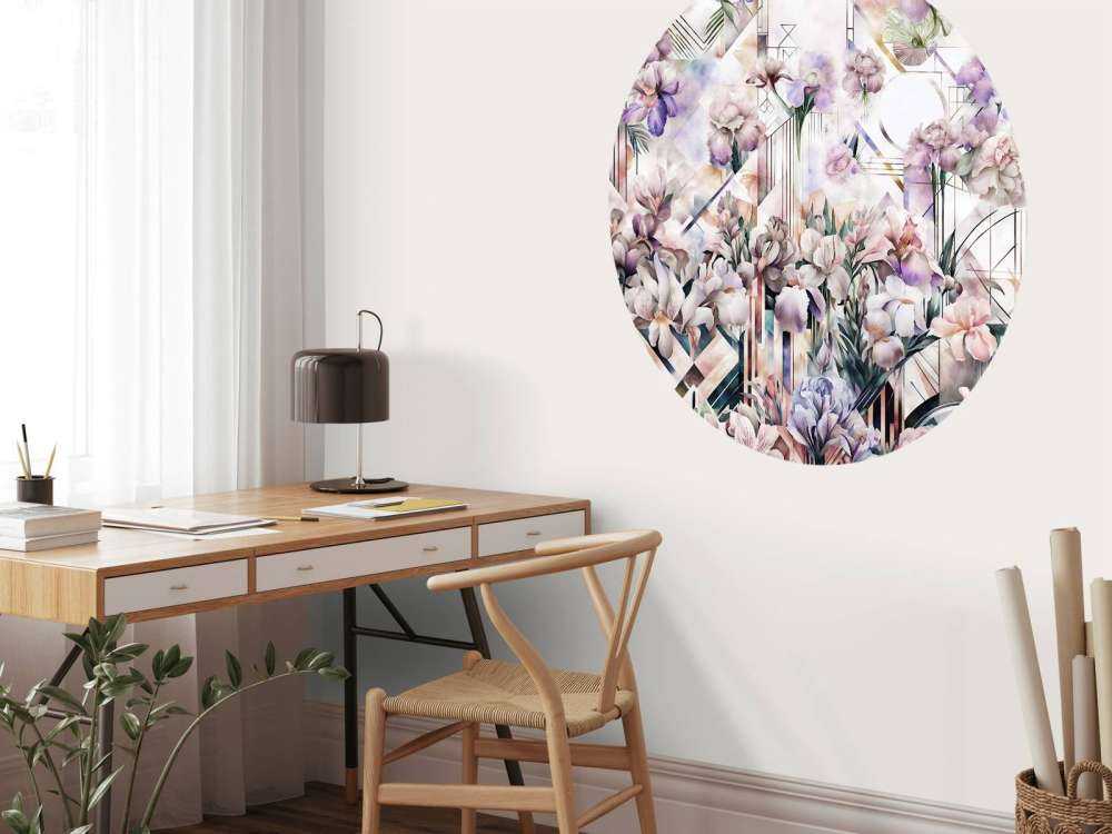 Enormi Iris Acquerellati Rosa