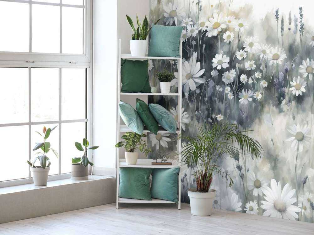 Campo di Margherite Silenziose Verde