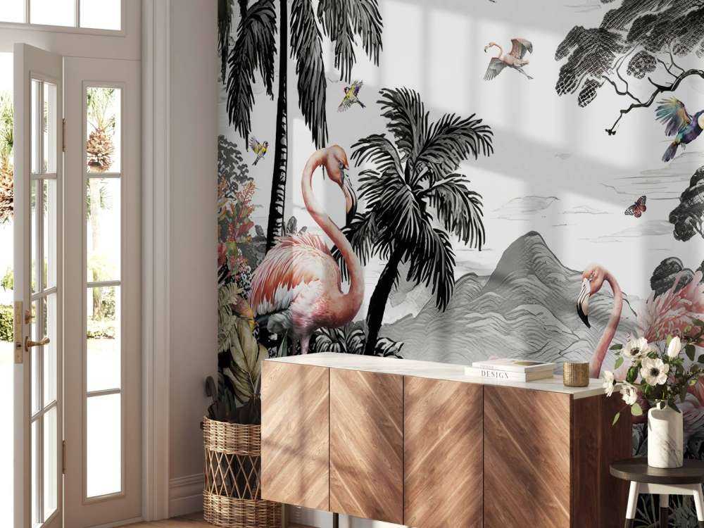 Splendore di Uccelli Esotici nella Giungla