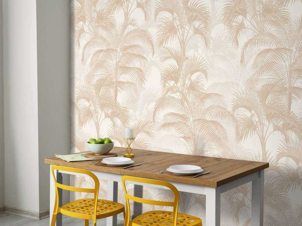 Palme tropicali d'epoca - sabbia