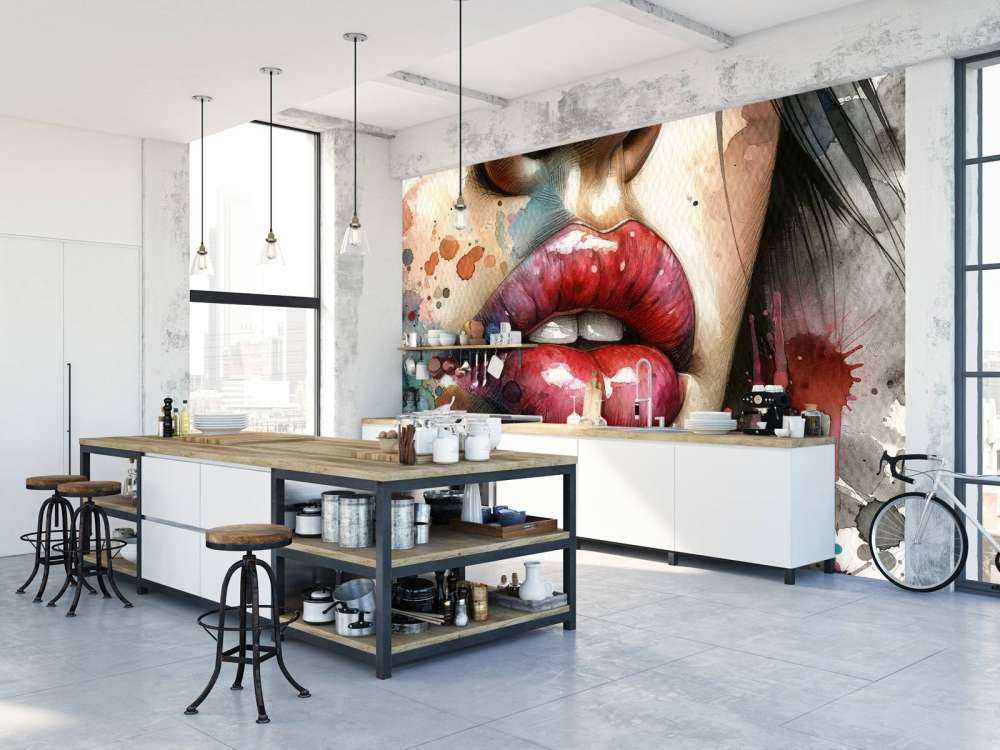 Labbra di Donna ad Acquerello #1