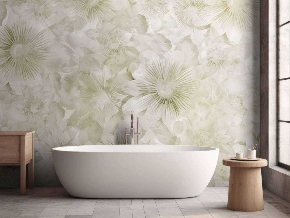 Acquerello Botanico Eleganza Sabbia Calda