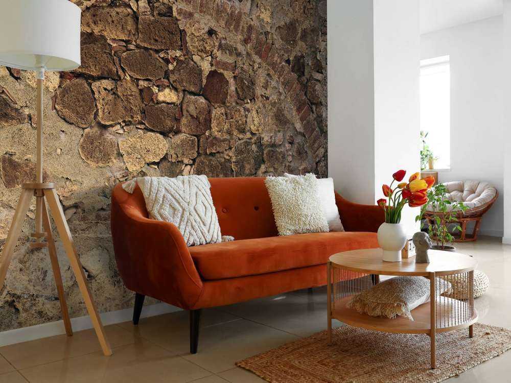 Vecchio muro con arco