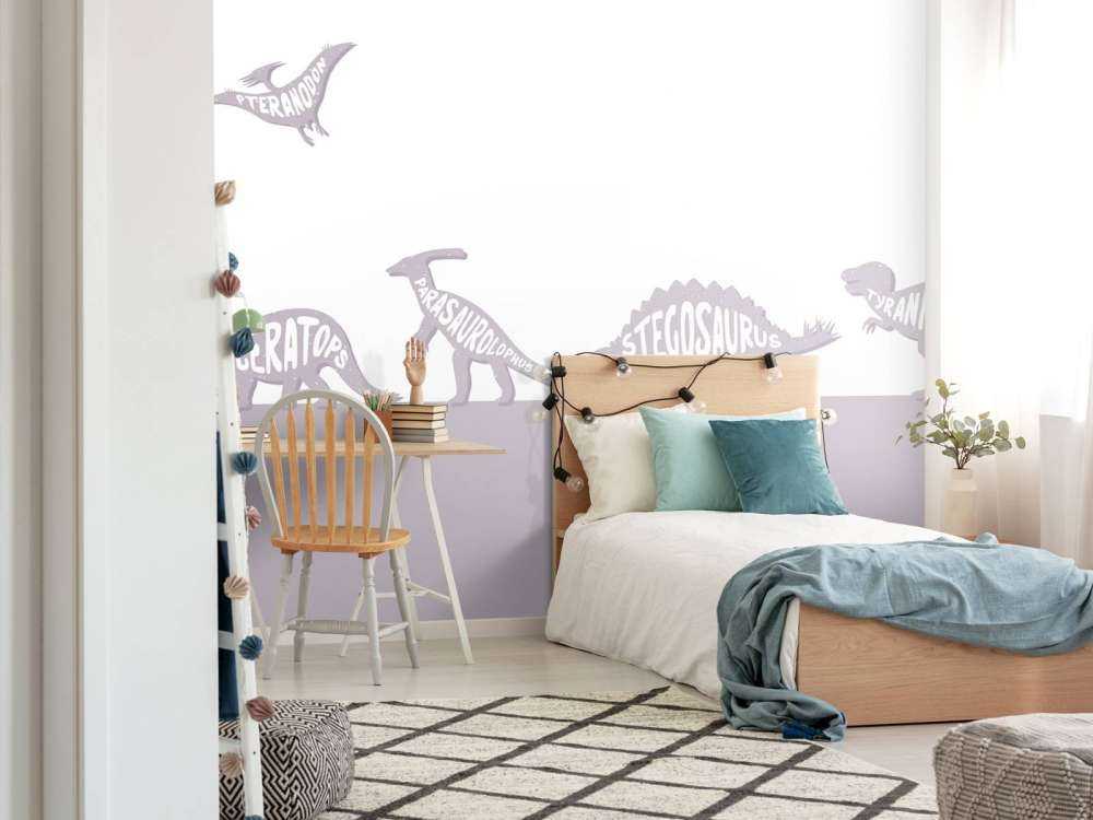 Dinos con testo in rosa