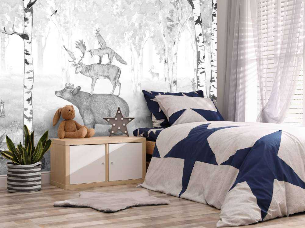 Bear King - Black and white