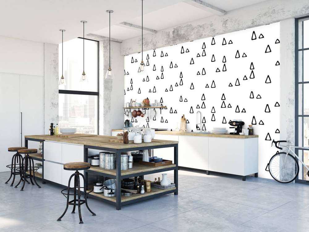 Triangoli bianco e nero