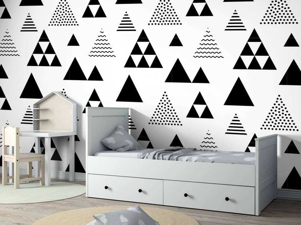 Triangoli in bianco e nero