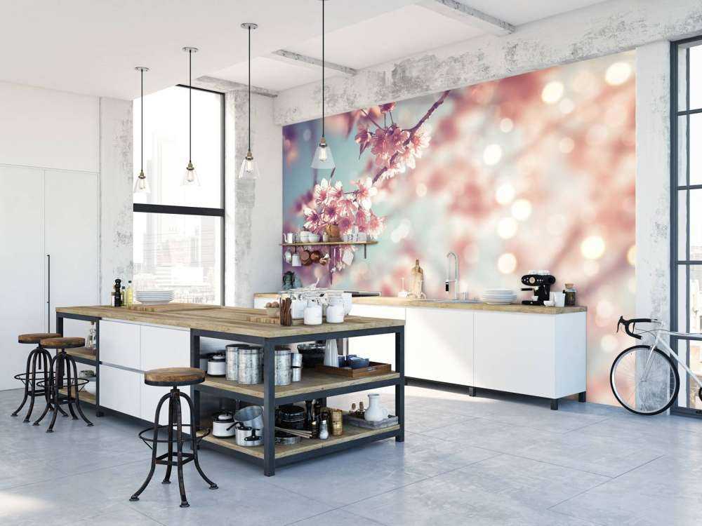 Ramo di fiori in fiore da vicino