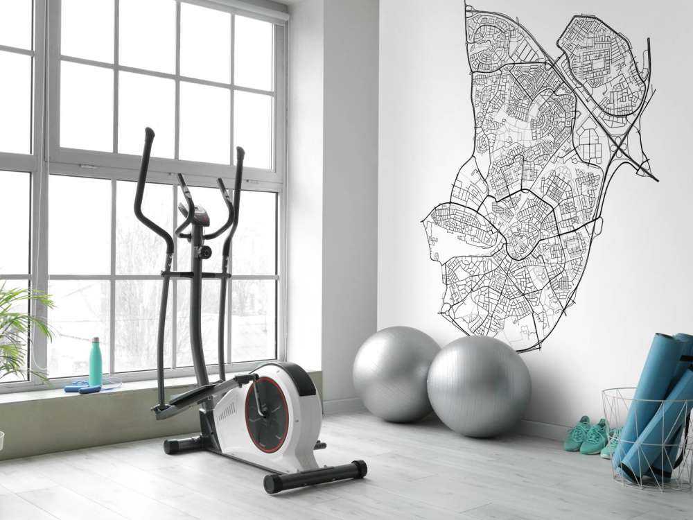 Mappa di Amersfoort, bianco