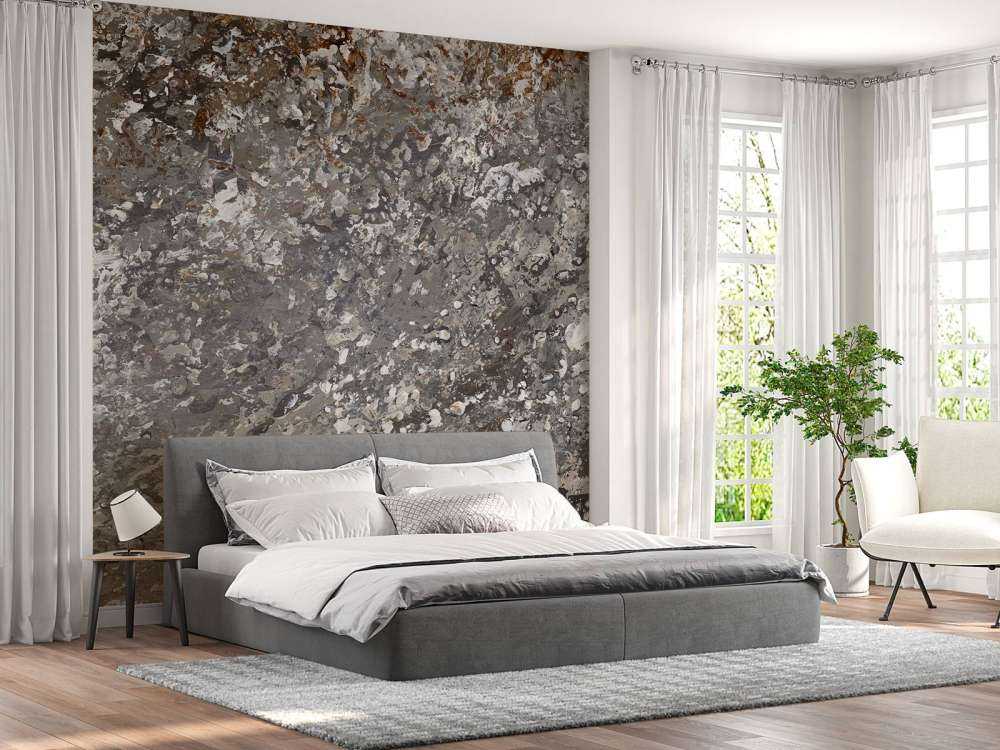 Parete struttura grigia