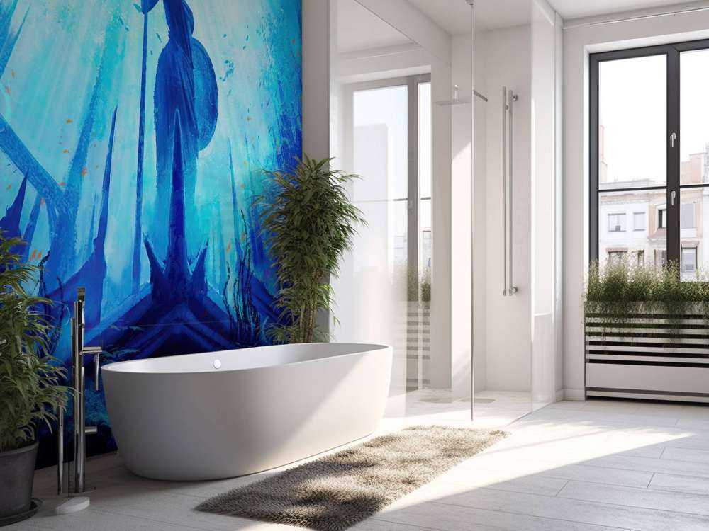 Dea greca nel mondo sottomarino