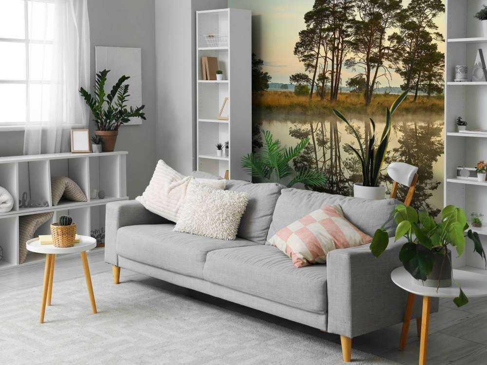 Riflessione nelle vene del bosco