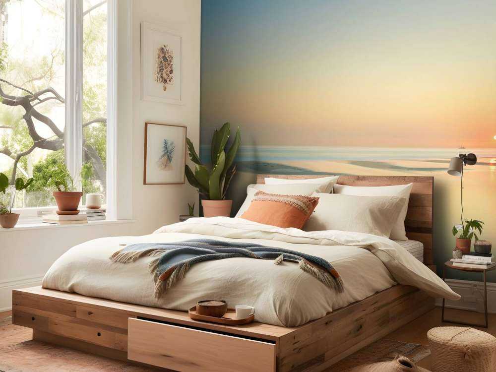 Tramonto sulla spiaggia