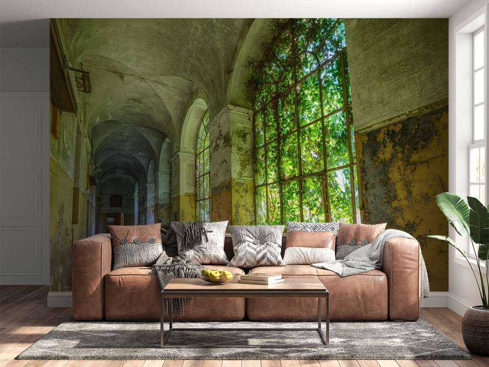 Vecchio edificio abbandonato