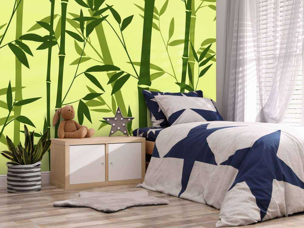 Illustrazione della foresta di bambù