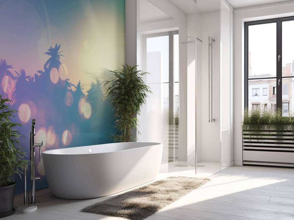 Palme con effetto retrò