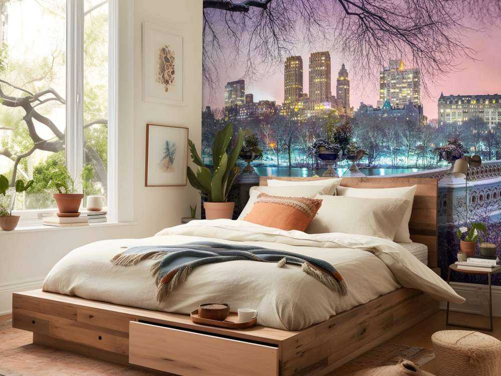 Parco centrale colorato