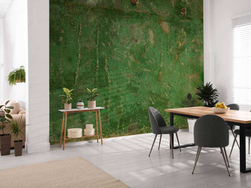 Metallo ossidato verde