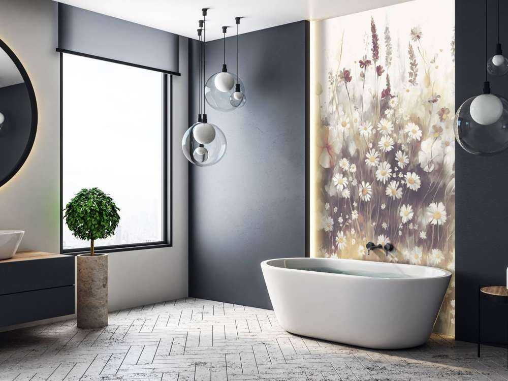 Lussureggiante Verde dell'Estate Marrone Dorato