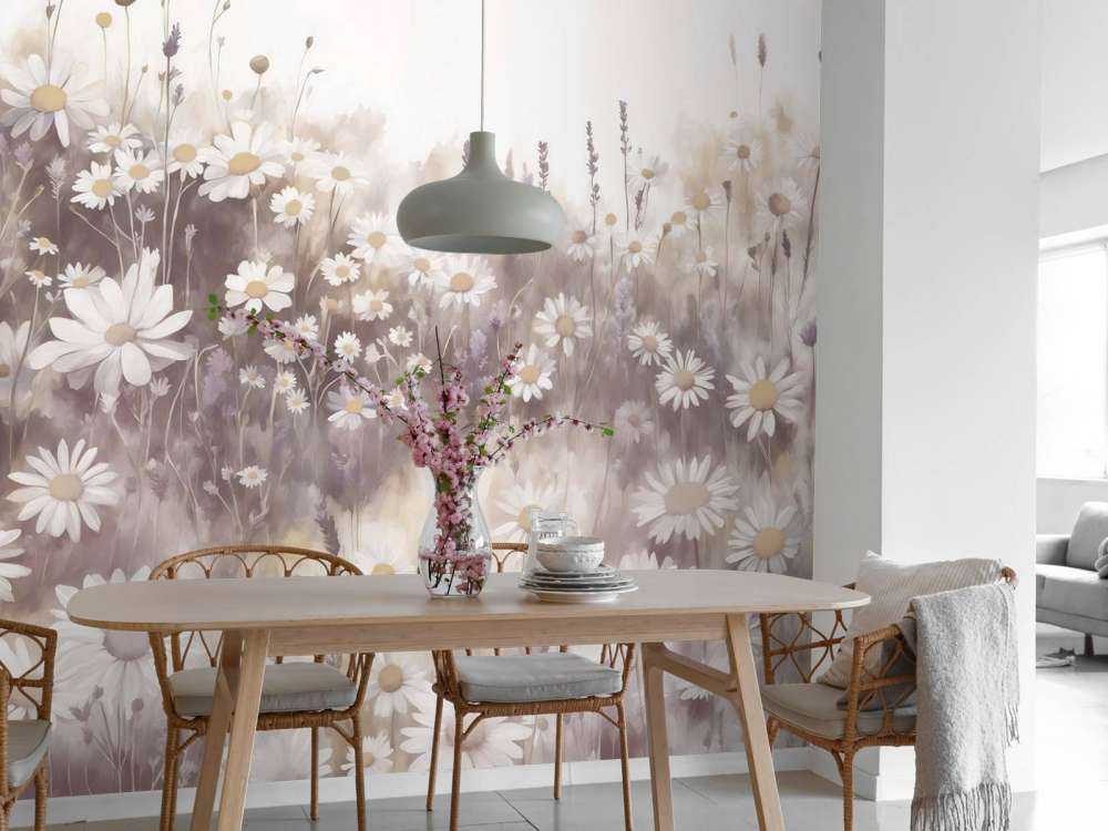 Campo di Margherite Quieto Rosa