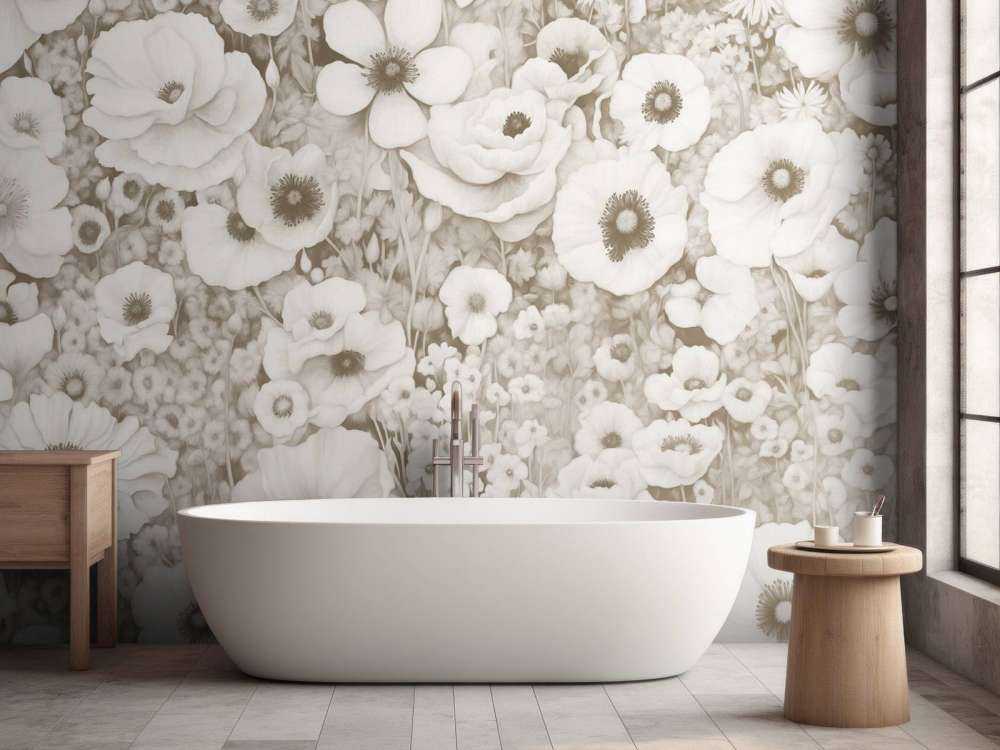 Racconto di Papavero Monocromo Giallo