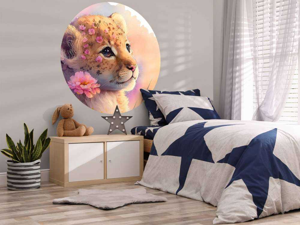 Cucciolo di drago tra i fiori